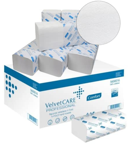 3000 Blatt Papierhandtücher Premium Falthandtuch weiß Hochweiß 2-lagig 25 x 23 cm ZZ/V-Falz