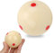 Billards Ball, AA-Grade PRO Cup Standard Pool Resin Cue Pool Ball with Red/Blue Dots for Snooker Training and Games(Red dot)
