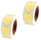 oupados 1000 Stk Gold Herz Aufkleber Selbstklebende Herzform Aufkleber Herz Aufkleber für Hochzeitseinladungen, Weihnachtsgeschenkverpackungen, Geburtstagsgeschenke, Geschenktüten (500 Stück/Rolle)