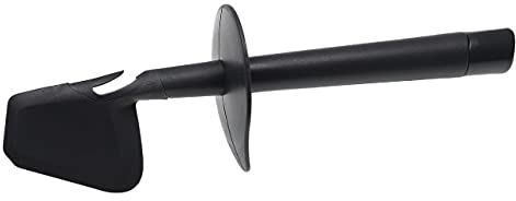 vhbw Spatule compatible avec Vorwerk Thermomix TM31, TM5, TM6 robot culinaire - Grattoir, noir