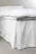 Jotex Colour Betthusse - 100% hochwertige Bio-Baumwolle Bettrock, Höhe 60 cm - Weiß, 180 x 200 cm