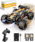 DEERC Ferngesteuertes Auto 1:14, 4WD RC Car 40 km/h mit LED Licht, 2 Akku 40 Minuten Laufzeit, 2.4-GHz Fernbedienung Rennenauto Spielzeug für Erwachsene und Kinder (9000E)