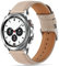 Tasikar 22mm Armband Kompatibel mit Samsung Galaxy Watch 3 45mm/Galaxy Watch 46mm Armband, Premium Echte Leder Ersatzarmband für Huawei GT 3 /GT 2 /Gear S3, 22mm, Sternenlicht