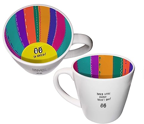 Inside Out Nosey Little F'er Mug with Gift Box
