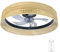 Cecotec - Ventilatori da Soffitto EnergySilence LampAero 600 Beige Design - Paralume in Vimini, 20 W, Lampada Inclusa, Telecomando, Timer Fino a 8 Ore, 3 Velocità, 5 Pale, Estate/Inverno