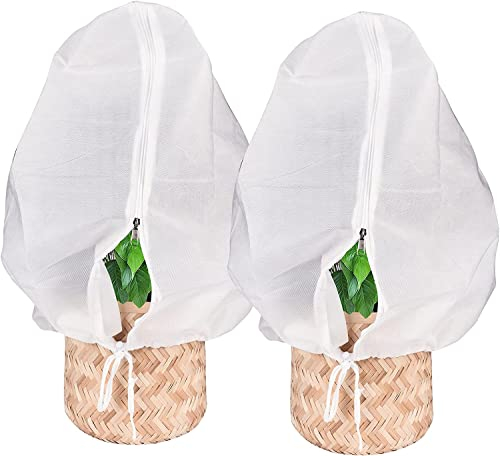 Bandejas de semillas, bandeja de inicio de cultivo, macetas de plántulas, bandejas de semillas, bandeja for macetas, 2 paquetes de 80 x 80 cm, 80 g/m², forro polar hortícola for plantas, forro polar f
