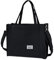 BROADREAM Cord Tasche Umhängetasche Damen mit Reißverschluss Lässige, Aesthetic Handtasche Schultertasche - Tote Crossbody Bag Abnehmbarer Schultergurt Shopper für Schule Arbeit Alltag