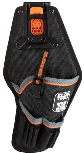Klein Tools 55836MB MODbox Drill Pouch, Impact Holster, Quickly Clip to Attach and Release from Tool Belts and MODBox Rail System