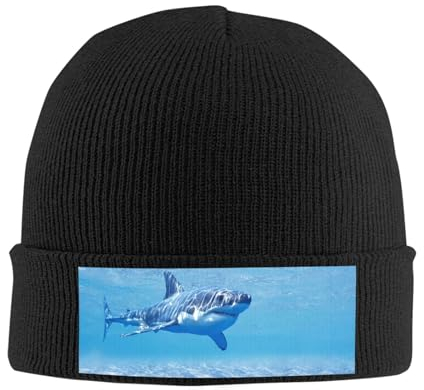 TRESILA Stilvolle Strickmütze Winter Beanie Männer und Frauen Warme Beanie Hüte Acryl Strickmütze Weiche Chunky/Bunny Kaninchen, Meerestier-Wal, One size