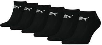 PUMA Unisex Sneaker Socken knöchelhoch für Damen Herren 6er Pack