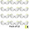 Baymax S-400 Pack of 12 Protective Safety Glasses Clear Panoramic Wrap-Around Lenses Anti-Fog Scratchproof CE Certified and EN 166 Compliant Maximum Eye Protection Safety (ANTI-FOG)