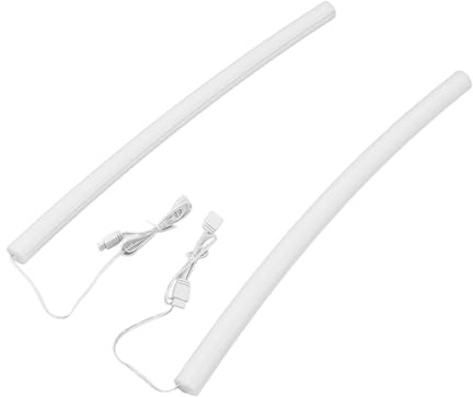Annadue 2PCS ARGB Röhren Hülse, Wasser Kühlung Radiitor Rohr mit 360 Grad Panorama Weiche Beleuchtung Sync, Weiche Silikon CPU GPU Wasserkühler Schläuche Hülse für Wasser Kühlung Rohr