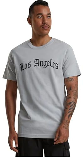 Mister Tee Herren Los Angeles Wording Tee