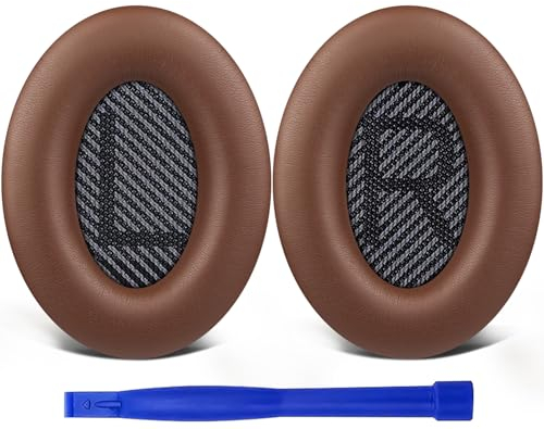 SoloWIT® Ersatz Ohrpolster für Bose QC35, kompatibel mit Over-Ear Kopfhörern von QuietComfort 35 (QC35) und Quiet Comfort 35 II (QC35 ii)