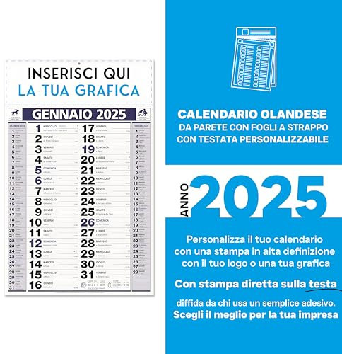 Combo Calendari da Parete 2025 + Penne Personalizzabili 100+100 Organizza e Promuovi la Tua Attività in Modo Efficace – Ideale per Uffici, Case, Regali Aziendali, Studenti e Professionisti (Verde)
