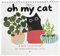 Oh My Cat Kalender 2025 Aufhängbarer Mischievous Cats Kalender, 12-Monats-Cartoon-Frecher-Katzen Planer Wandkalender, Vielseitiger Familienplaner Tageskalender Geschenke Für Katzenliebhaber