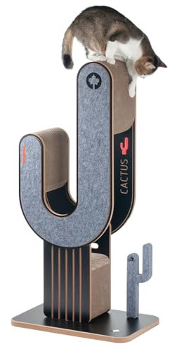 CanadianCat Company | Design Kratzmöbel Kaktus XXL | Kratzsäule, Kratzstamm | 50 x 30 x 104,5 cm