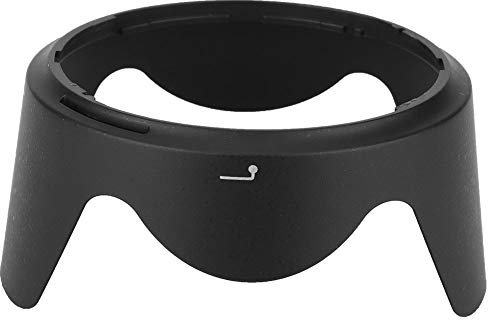 Qukaim HB-35 Gegenlichtblende aus Kunststoff für Nikon AF-S DX 18-200 mm f/3.5-5.6G ED VR, Objektivschirm, leichtes Design, Schwarz