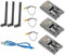 SP-Cow ESP32-DevKitC core Board ESP32 Development Board ESP32-WROOM-32U Set for Arduino with Antenna & Cable (3 Pack)