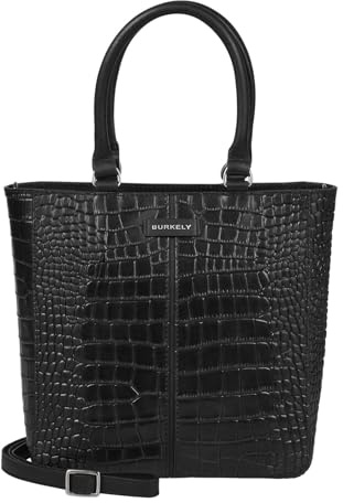 Burkely Leder Handtasche Schultertasche Cool Colbie Shopper Black schwarz