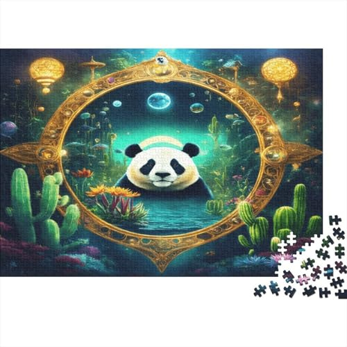 Panda Jigsaw Puzzle 1000 Teile Aus Premium Karton Klassikpuzzle Für Konzentrationstraining Für Entspannung Und Wanddekoration 38x26cm/1000pcs
