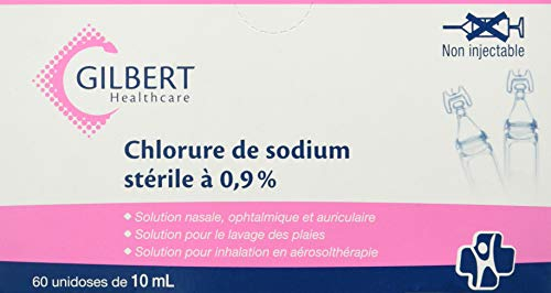 GILBERT HEALTHCARE Sérum Physiologique Dosettes 10 ml Pack 60