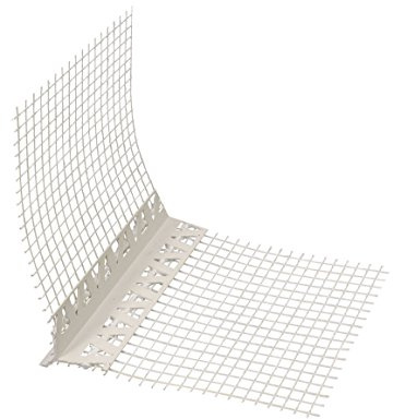 25x Handelskönig Tropfkantenprofil je 200 cm = 50 lfdm Tropfkante Profil PVC mit Gewebe