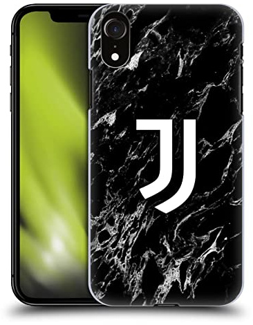 Head Case Designs Offizielle Juventus Football Club Schwarz Marmor Harte Rueckseiten Handyhülle Hülle Huelle kompatibel mit Apple iPhone XR