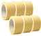 6 Rollen 'Premium' Malerkrepp | Abdeckband | Kreppband für Malerarbeiten | 19-200mm, Abmessungen:50mm x 50m