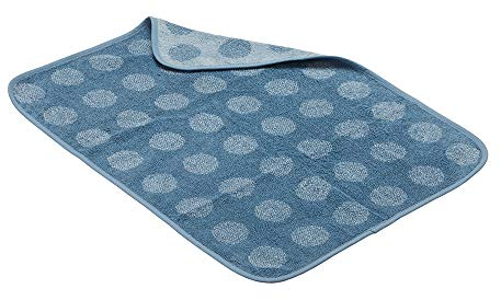 Leander Matty Topper, Handtuch, Liegeauflage für Wickelkissen, Organic - Dusty Blue