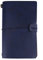 Fafeicy Taccuino di Diario di Viaggio, Taccuino in Pelle Sostituibile Quaderno Vintage PU 1 Pz, Blocco Note Personalizzato Diario Ricaricabile(Blu scuro)
