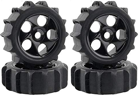 TTBD 4 StüCk RC 1/8 Paddel Schneesand Reifen Reifen Passend für HPI AKA 1: 8 Offroad Buggy R?Der 1: 8 Offroad Short Card Beach Reifen für RC Car