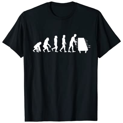 Kickertisch Evolution lustiger Kicker T-Shirt