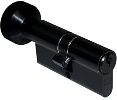 BKS Knaufzylinder Dark Edition dunkel PZ 8806 30/35, Baulänge: (Schließseite) 31mm / 35mm (Knaufseite) Gesamtlänge: 66mm