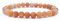 Énergétique jewel Bracelet Pierre de Lune Rose de 6 mm en Pierre Naturelle de Qualité A+ homme, femme et couple, idée cadeau bijoux lithothérapie