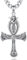 INFUSEU Ankh Kette, 925 Sterling Silber Altägyptisches Symbol Ankh Kreuz Auge Des Horus Anker Ägyptischer Anhänger Auge Des Anubis Schmuck Geschenke für Damen Herren