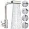 Cieex Grifo Cocina Extraible Grifos Cocina Fregadero de Giratorio 360° Grifo Cocina de Acero Inoxidable Monomando Grifo Cocina de Cascada 4 Modos de Rociador