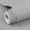 Arthome Papier Peint Adhesif Mural 60cmx5m Papier Peint Texturé Toile d'herbe Auto Adhésif Amovible Papiers Peints pour Chambre Coucher Salon Plan de Travail Revêtement Mural à Coller (Foncé Gris)