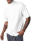 Runcati T-Shirts für Herren Kurzarm Baumwolle Basic Unterhemd Relaxed Fit Leichte Solid Pullover Tops Weiß XX-Groß
