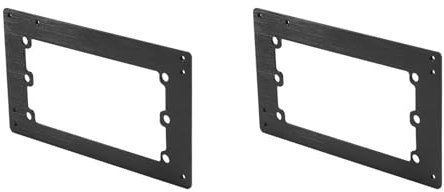 Gisoanudt 2X Power Supply Baffle SFX zu ATX Power Supply Adapter SFX zu ATX PSU Converter Conversion Frame mit 4 Schrauben, Schwarz