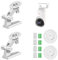 2 Stück Wandhalterung Halterung Kompatibe, Ring-Kamera-Halterung für Tp-Link Kasa Ec70/ Kc410s Tapo C200/ C210/ C220/ Tc70 Überwachungskamera Einstellbarem Winkel 180 Grad Drehung
