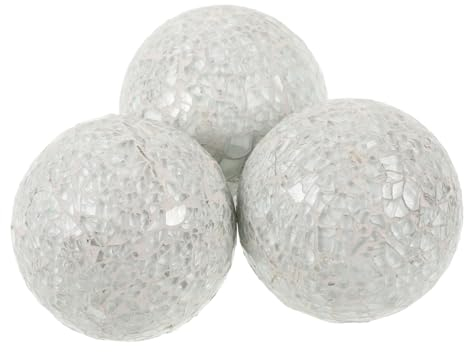 PRETYZOOM 3 Stück Mosaik Kugeln Glaskugeln Zum Basteln Heimbasteln Disco Kugeln Heim Mosaik Kugel Dekorative Kugel Tisch Ornament Kugel Basteln Tisch Mosaik Ornament Kugel