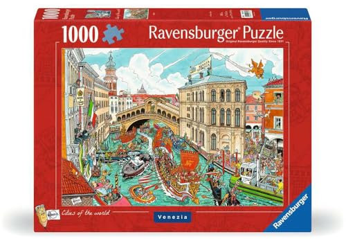 Ravensburger Puzzle Fleroux Venedig - Puzzle - 1000 Teile