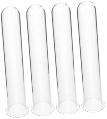 Alipis 4stücke Glas Pflanzröhre Hydrokultur Vase Reagenzglas Dekorative Terrarien Wandmontage Blumenglas Bewurzelung Pflanzgefäß Für Pflanzen Zucht