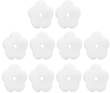 PUNELE Éponge Absorbante Huile pour Piscine et Spa, 10 Pièces Eponge Piscine, Éponge Anti-écume pour Spa - en Forme de Fleur - Filtre Absorbant Haute Efficacité