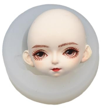 Süße Puppenkopf Gesichtsgesicht Silikonform Tonform Dekorieren Werkzeuge Silikon Lehmpuppe Gesichtsform Geschenk Für Handwerksliebhaber