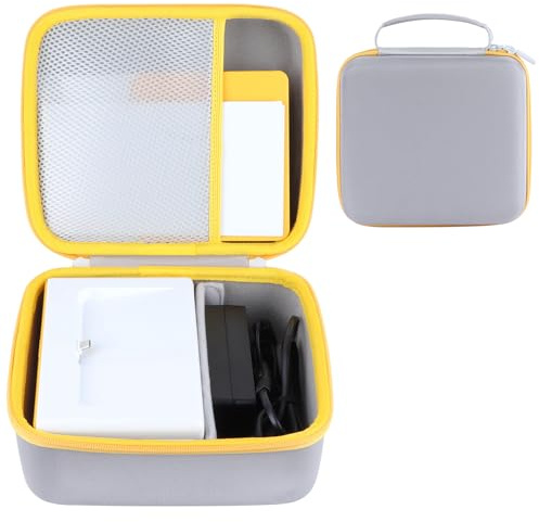 RIYADAone Hartschalen Schutzhüllen Tasche Geeignet für Kodak Dock Plus 4PASS Fotodrucker (Weiß + Gelb)