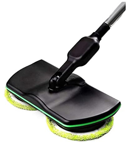 Cordless Electric Mop Cleaner - Rechargeable Battery Powered for Effortless Floor Washing and Polishing - Wireless Design for Easy Maneuverability