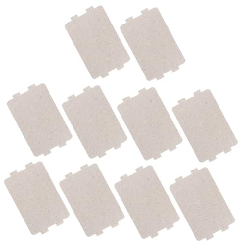 LABRIMP 10 Piezas Placas de Mica para Microondas Accesorios de Reparación de Alta Temperatura Aislantes Reemplazo