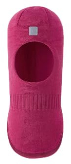 Reima Balaclava Starrie (5300044C-4820) Winter-Sturmhaube für Kinder aus Merinowolle, rosa, Einsätze an den Ohren, atmungsaktiv und schnell trocknend, bequem 50